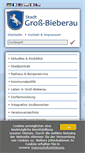 Mobile Screenshot of gross-bieberau.de